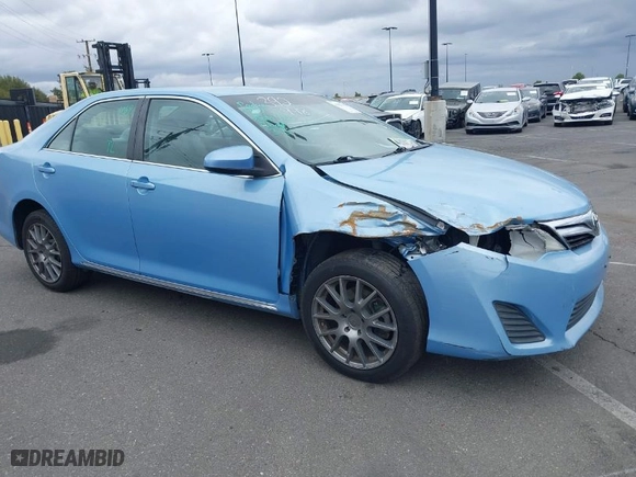 2012 Toyota Camry L with VIN 4T4BF1FK1CR263277, listed as a IAAI auction lot 41867178 with 153,000 mi miles. Bid and sale history available at carsss.com. Image 1.