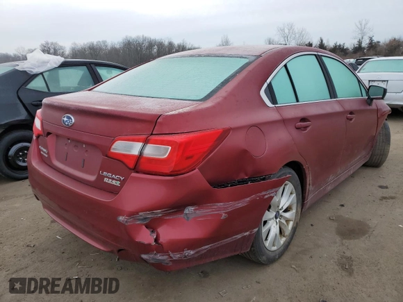 2017 Subaru Legacy with VIN 4S3BNAB68H3048566, listed as a Copart auction lot 38525073 with 67,678 mi miles. Bid and sale history available at carsss.com. Image 3.