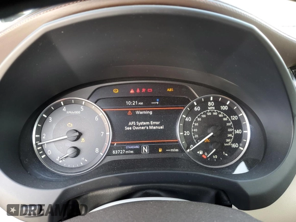 2019 Infiniti QX50 LUXE with VIN 3PCAJ5M10KF123447, listed as a Copart auction lot 39307983 with 63,727 mi miles. Bid and sale history available at carsss.com. Image 9.