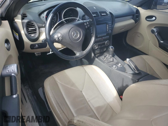 2006 Mercedes-Benz SLK-Class 3.0L with VIN WDBWK54F06F121731, listed as a Copart auction lot 48557885 with 99,383 mi miles and Salvage Title. Bid and sale history available at carsss.com. Image 8.