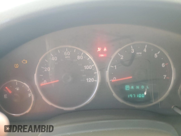 2008 Jeep Liberty Sport with VIN 1J8GP28K58W206783, listed as a Copart auction lot 53523975 with 197,100 mi miles and Salvage Title. Bid and sale history available at DreamBid. Image 9.