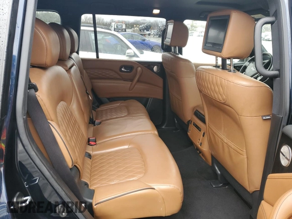 2021 Infiniti QX80 SENSORY with VIN JN8AZ2BC1M9476079, listed as a Copart auction lot 45186345 with 60,368 mi miles and Salvage Title. Bid and sale history available at carsss.com. Image 11.