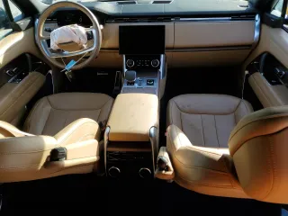 2023 Land Rover Range Rover SE with VIN SALKPBFU3PA070891, listed as a Copart auction lot 79767804 with 9,680 mi miles and Salvage Title. Bid and sale history available at carsss.com. Image 8.