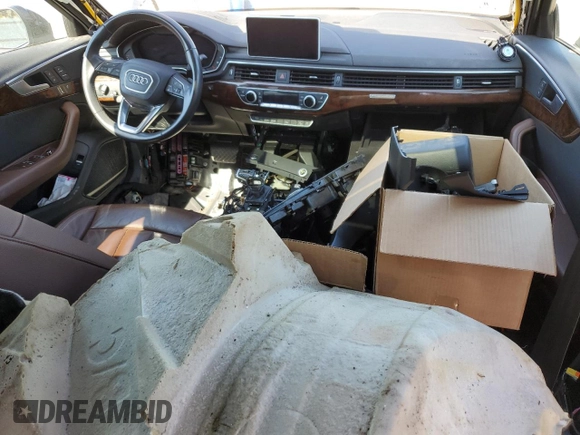 2018 Audi A4 allroad Premium Plus with VIN WA18NAF49JA123631, listed as a Copart auction lot 55131874 with 0 mi miles. Bid and sale history available at carsss.com. Image 8.