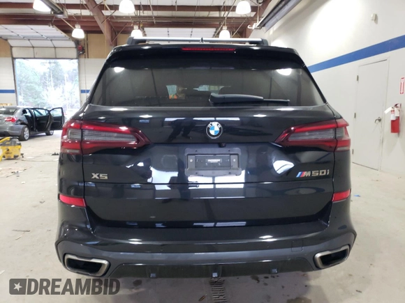 2022 BMW X5 M50i with VIN 5UXJU4C02N9K73275, listed as a Copart auction lot 85264594 with 40,804 mi miles and Salvage Title. Bid and sale history available at carsss.com. Image 6.