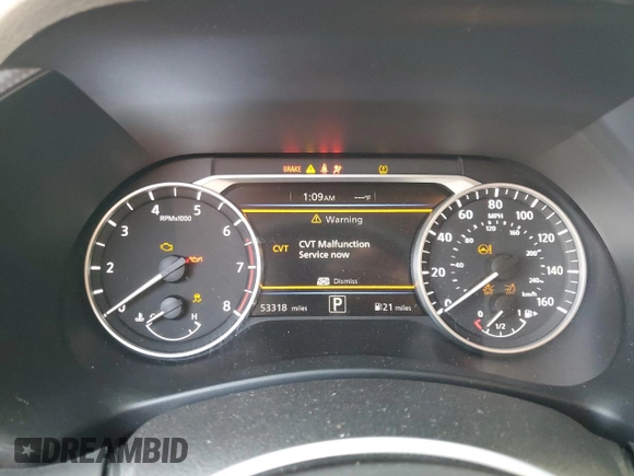 2024 Nissan Sentra SV z VIN 3N1AB8CV8RY220741, wystawiony jako Copart lot #61267055 z przebiegiem 53 318 mil mil oraz Szkoda całkowita • Salvage title. Historia ofert i sprzedaży dostępna na DreamBid. Obrazek 9.