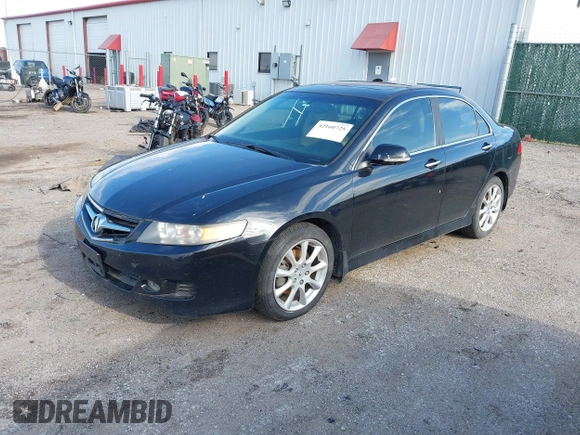 2006 Acura TSX with VIN JH4CL968X6C033437, listed as a IAAI auction lot 42160725 with 168,429 mi miles. Bid and sale history available at carsss.com. Image 2.