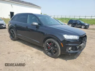 2019 Audi Q7 Prestige z VIN WA1VAAF70KD049766, wystawiony jako Copart lot #59126565 z przebiegiem 131 154 mil mil oraz Czysty tytuł • Clean title. Historia ofert i sprzedaży dostępna na DreamBid. Obrazek 4.