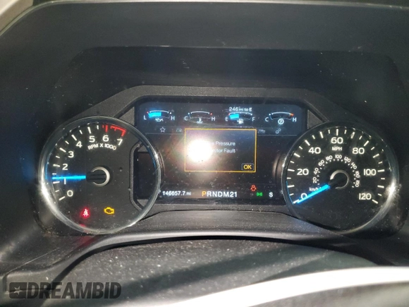 2015 Ford F-150 XLT with VIN 1FTEW1EG5FFA25014, listed as a Copart auction lot 58735625 with 146,657 mi miles and Salvage title. Bid and sale history available at DreamBid. Image 9.