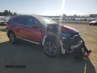 2020 Honda CR-V Touring z VIN 7FARW1H96LE010248, wystawiony jako Copart lot #57850305 z przebiegiem 54 715 mil mil oraz Szkoda całkowita • Salvage title. Historia ofert i sprzedaży dostępna na DreamBid. Obrazek 4.