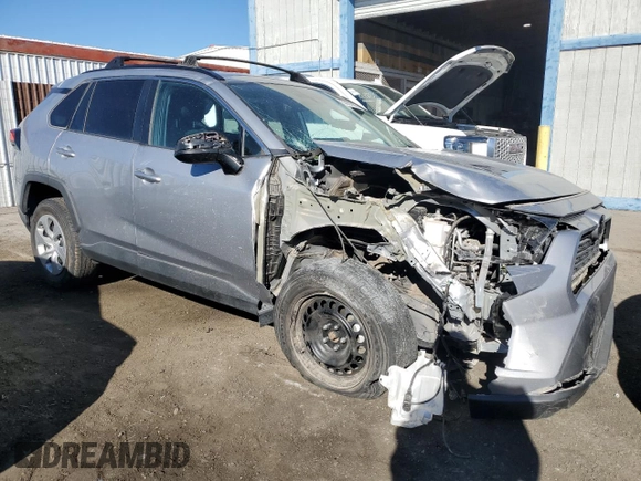 2020 Toyota RAV4 LE with VIN 2T3H1RFVXLC070288, listed as a Copart auction lot 50621965 with 28,123 mi miles and Salvage Title. Bid and sale history available at carsss.com. Image 4.