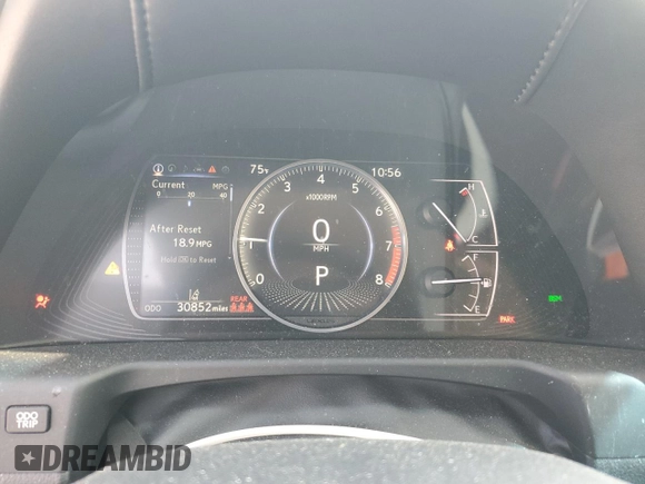 2020 Lexus ES 350 Luxury with VIN 58AEZ1B1XLU053572, listed as a Copart auction lot 53864295 with 30,852 mi miles and Salvage title. Bid and sale history available at DreamBid. Image 9.