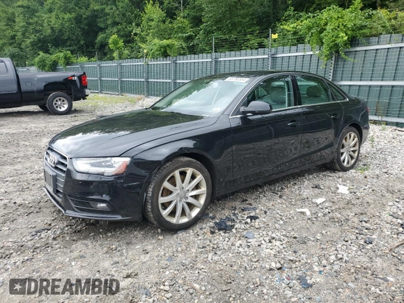 2013 Audi A4 Prestige with VIN WAUKFAFL9DA156890, listed as a Copart auction lot 63780554 with 127,614 mi miles and Salvage Title. Bid and sale history available at carsss.com. Image 1.