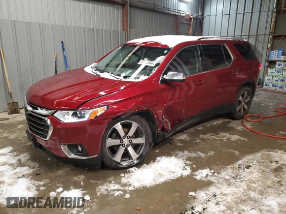 2018 Chevrolet Traverse LT Leather with VIN 1GNEVHKW3JJ112527, listed as a Copart auction lot 87376644 with 118,659 mi miles and Salvage Title. Bid and sale history available at carsss.com. Image 1.