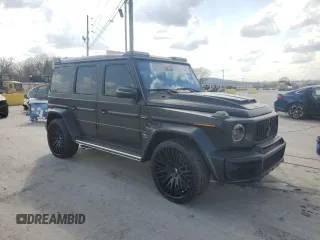 2020 Mercedes-Benz G 63 AMG with VIN W1NYC7HJ1LX342724, listed as a Copart auction lot 49154495 with 8,141 mi miles and Salvage title. Bid and sale history available at DreamBid. Image 4.