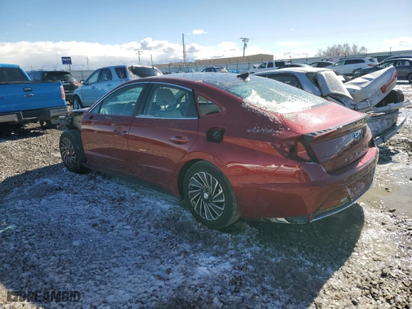 2023 Hyundai Sonata Hybrid Limited with VIN KMHL54JJXPA066620, listed as a Copart auction lot 45154975 with 19,171 mi miles and Salvage Title. Bid and sale history available at carsss.com. Image 2.