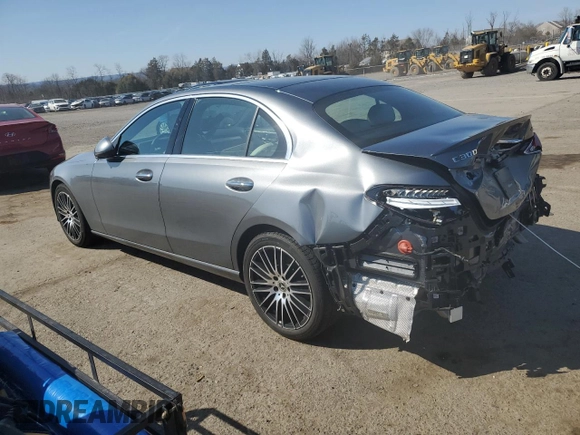 2025 Mercedes-Benz C 300 with VIN W1KAF4HB6SR246863, listed as a Copart auction lot 48716085 with 2,233 mi miles and Salvage Title. Bid and sale history available at DreamBid. Image 2.