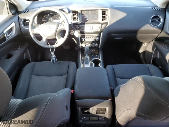 2017 Nissan Pathfinder SV with VIN 5N1DR2MN4HC637021, listed as a Copart auction lot 81121154 with 67,081 mi miles and Salvage Title. Bid and sale history available at carsss.com. Image 8.