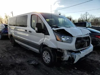 2023 Ford Transit Passenger XL with VIN 1FBAX2YG6PKA93719, listed as a Copart auction lot 43209725 with 47,459 mi miles and Non Repairable. Bid and sale history available at carsss.com. Image 4.