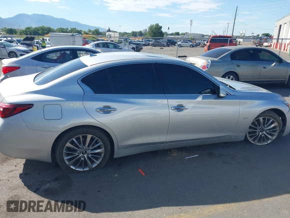 2020 Infiniti Q50 Premium with VIN JN1EV7AR6LM252414, listed as a IAAI auction lot 40101180 with 82,173 mi miles and . Bid and sale history available at DreamBid. Image 13.