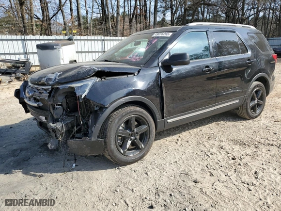 2018 Ford Explorer XLT with VIN 1FM5K7D83JGB52206, listed as a Copart auction lot 49076265 with 64,960 mi miles and Salvage Title. Bid and sale history available at carsss.com. Image 1.