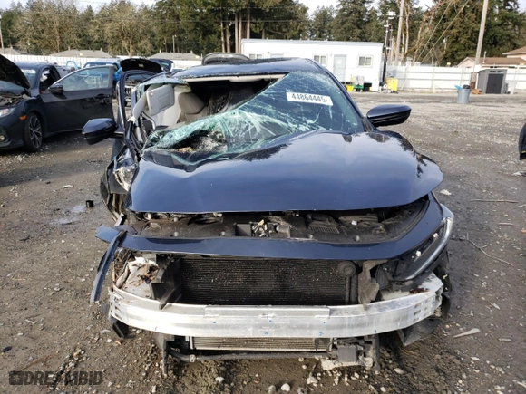 2022 Honda Insight EX with VIN 19XZE4F59NE009684, listed as a Copart auction lot 44864445 with 0 mi miles and Salvage Title. Bid and sale history available at carsss.com. Image 5.