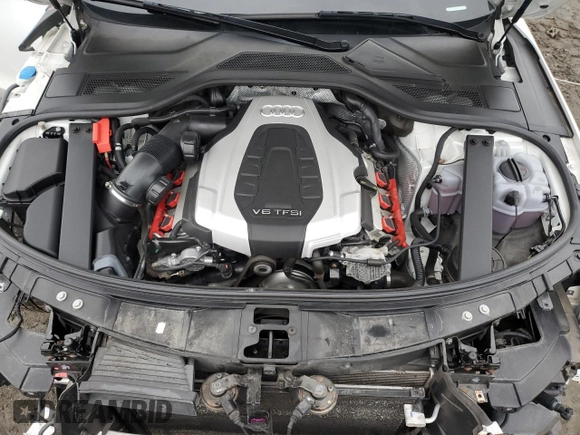 2018 Audi A8 with VIN WAU44AFD9JN000764, listed as a Copart auction lot 43721224 with 58,686 mi miles and . Bid and sale history available at DreamBid. Image 13.