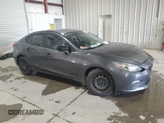 2015 Mazda 3 i SV with VIN JM1BM1T76F1244654, listed as a Copart auction lot 86421194 with 90,830 mi miles and Salvage Title. Bid and sale history available at DreamBid. Image 4.