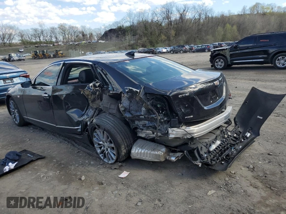 2017 Cadillac CT6 AWD with VIN 1G6KB5RS4HU197136, listed as a Copart auction lot 50876124 with Not provided miles and Salvage title. Bid and sale history available at DreamBid. Image 2.