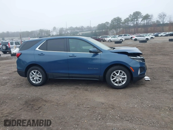 2024 Chevrolet Equinox LT with VIN 3GNAXKEG8RL329134, listed as a IAAI auction lot 41910999 with 8,616 mi miles. Bid and sale history available at carsss.com. Image 13.