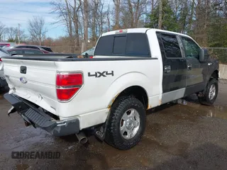 2011 Ford F-150 XL with VIN 1FTFW1EF8BKD27653, listed as a IAAI auction lot 41497710 with 199,061 mi miles. Bid and sale history available at carsss.com. Image 4.
