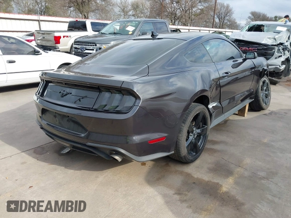 2023 Ford Mustang EcoBoost with VIN 1FA6P8TH6P5105960, listed as a IAAI auction lot 41185385 with 37,081 mi miles. Bid and sale history available at carsss.com. Image 4.