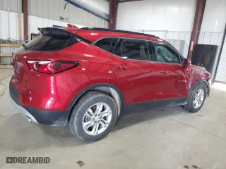 2020 Chevrolet Blazer LT with VIN 3GNKBHRS8LS561251, listed as a Copart auction lot 50055435 with 65,111 mi miles and Salvage Title. Bid and sale history available at carsss.com. Image 3.