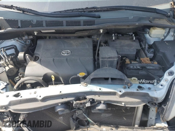 2015 Toyota Sienna LE AAS with VIN 5TDKK3DC9FS609084, listed as a Copart auction lot 57055295 with 247,531 mi miles and Salvage title. Bid and sale history available at DreamBid. Image 12.