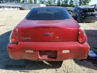 2005 Chevrolet Monte Carlo LS with VIN 2G1WW12E659337043, listed as a Copart auction lot 60161674 with 185,963 mi miles and Salvage Title. Bid and sale history available at carsss.com. Image 6.