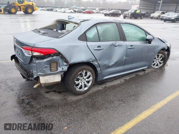 2021 Toyota Corolla LE with VIN 5YFEPMAE8MP242968, listed as a IAAI auction lot 41620339 with 56,752 mi miles and . Bid and sale history available at DreamBid. Image 4.
