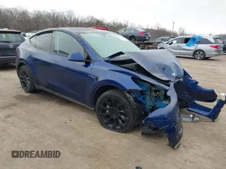 2025 Tesla Model Y Long Range with VIN 7SAYGDED9SF248370, listed as a IAAI auction lot 41336869 with 2,499 mi miles and . Bid and sale history available at DreamBid. Image 1.