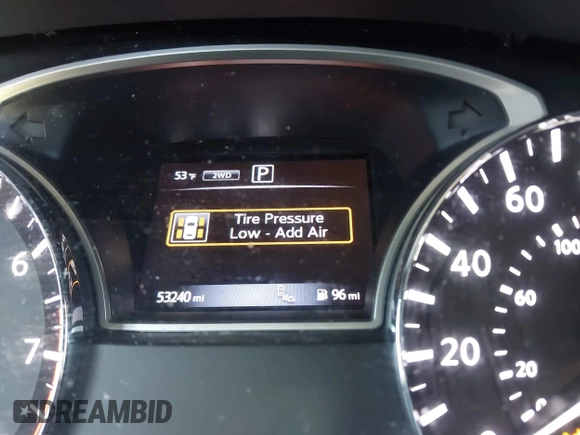 2019 Nissan Pathfinder SV z VIN 5N1DR2MM5KC612594, wystawiony jako IAAI lot #41602287 z przebiegiem 53 240 mil mil oraz . Historia ofert i sprzedaży dostępna na DreamBid. Obrazek 16.