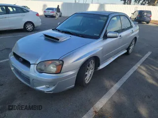 2004 Subaru Impreza Sedan (Natl) WRX STi w/Gold Wheels with VIN JF1GD70624L509405, listed as a Copart auction lot 43481915 with 150,142 mi miles and Salvage Title. Bid and sale history available at carsss.com. Image 2.