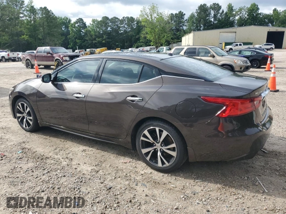 2016 Nissan Maxima S with VIN 1N4AA6AP2GC419711, listed as a Copart auction lot 59930825 with 80,598 mi miles and Salvage title. Bid and sale history available at DreamBid. Image 2.