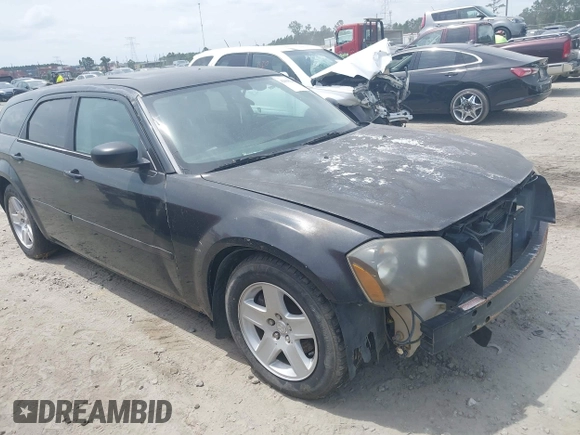 2005 Dodge Magnum SE with VIN 2D4FV48VX5H128545, listed as a IAAI auction lot 42098344 with Not Provided miles. Bid and sale history available at carsss.com. Image 1.