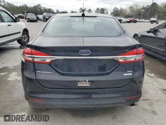 2018 Ford Fusion SE with VIN 3FA6P0HD0JR196087, listed as a Copart auction lot 49722945 with 128,252 mi miles and Salvage Title. Bid and sale history available at carsss.com. Image 6.