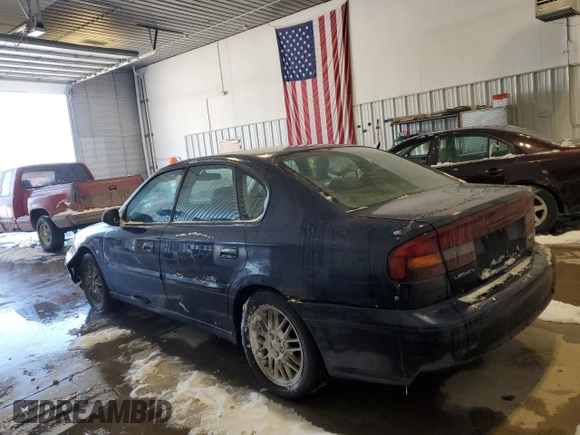 2004 Subaru Legacy Sedan (Natl) L with VIN 4S3BE625546206519, listed as a Copart auction lot 44302505 with 153,896 mi miles and Salvage Title. Bid and sale history available at carsss.com. Image 2.