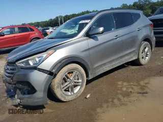 2017 Hyundai Santa Fe 2.4L with VIN 5NMZU3LB6HH002101, listed as a Copart auction lot 56236765 with 150,342 mi miles and Salvage title. Bid and sale history available at DreamBid. Image 1.