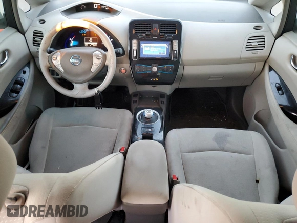 2012 Nissan LEAF SL with VIN JN1AZ0CP5CT017787, listed as a Copart auction lot 77338644 with 99,647 mi miles and Clean Title. Bid and sale history available at DreamBid. Image 8.