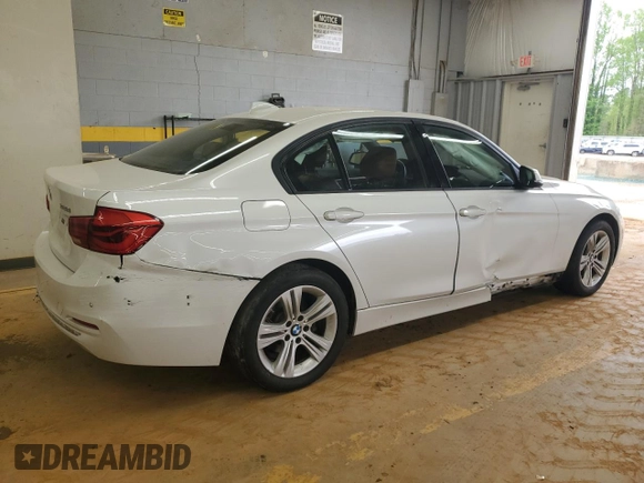 2016 BMW 3 Series 328i with VIN WBA8E9G51GNT84259, listed as a Copart auction lot 52501875 with 69,729 mi miles and Salvage title. Bid and sale history available at DreamBid. Image 3.
