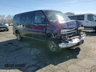 2001 Chevrolet Express with VIN 1GAGG25R411191665, listed as a Copart auction lot 49011535 with Not Provided miles and Salvage Title. Bid and sale history available at carsss.com. Image 11.