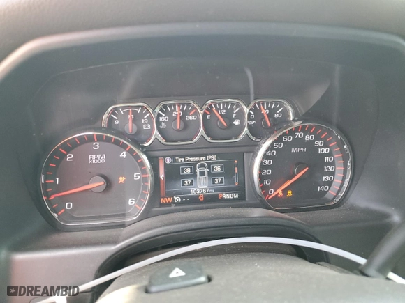 2016 GMC Sierra 1500 SLT with VIN 1GTV2NEC9GZ392952, listed as a Copart auction lot 71461064 with 103,767 mi miles and Salvage Title. Bid and sale history available at carsss.com. Image 9.