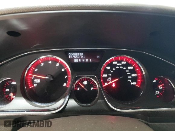2013 GMC Acadia SLT with VIN 1GKKRSKD4DJ235113, listed as a Copart auction lot 44898095 with 157,548 mi miles and Salvage Title. Bid and sale history available at carsss.com. Image 9.