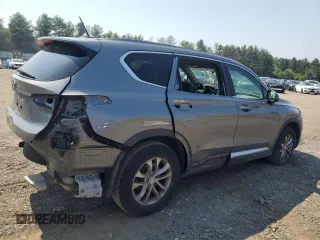 2019 Hyundai Santa Fe SE with VIN 5NMS23AD4KH033124, listed as a Copart auction lot 63225414 with 77,210 mi miles and Non Repairable. Bid and sale history available at carsss.com. Image 3.